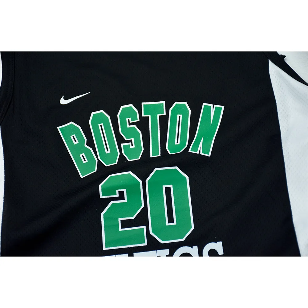 ست تاپ و شلوارک لش مردانه مشکی طرح BOSTON23 مدل 11572