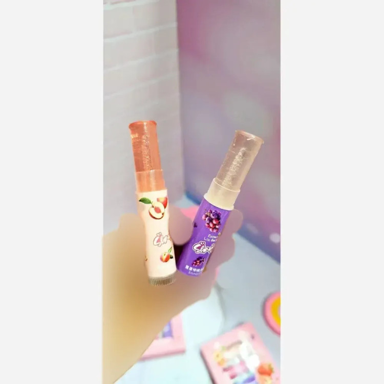 بالم لب ژله ای فانتزی مدل شمعی شاخکی اورجینال برق لب شمعی