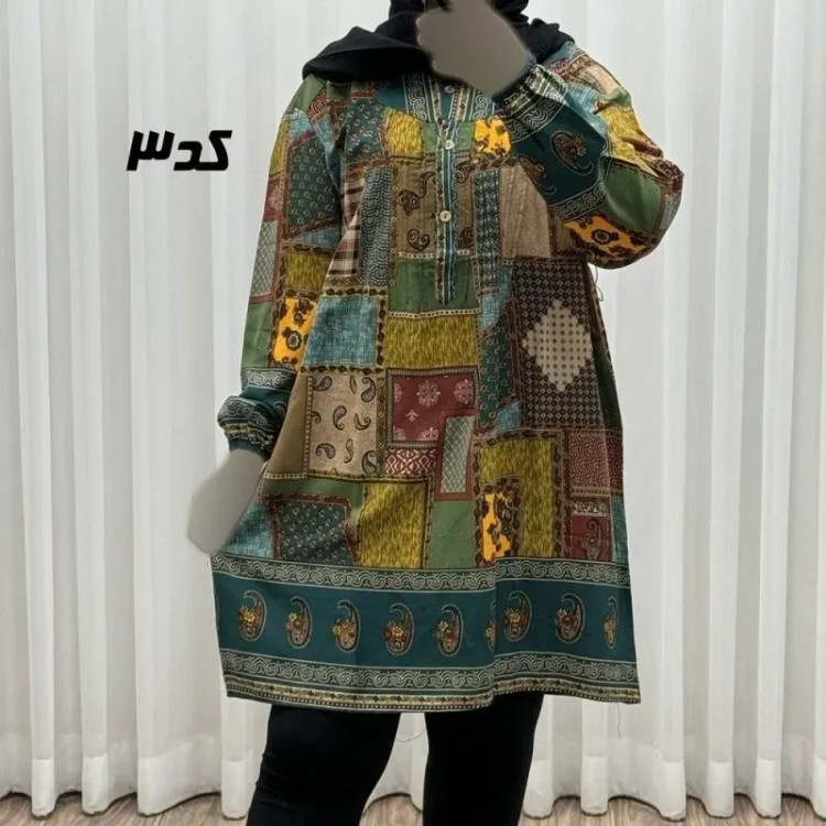تونیک چهل تیکه سوپرنخ اندونزی سایز بزرگ زنانه