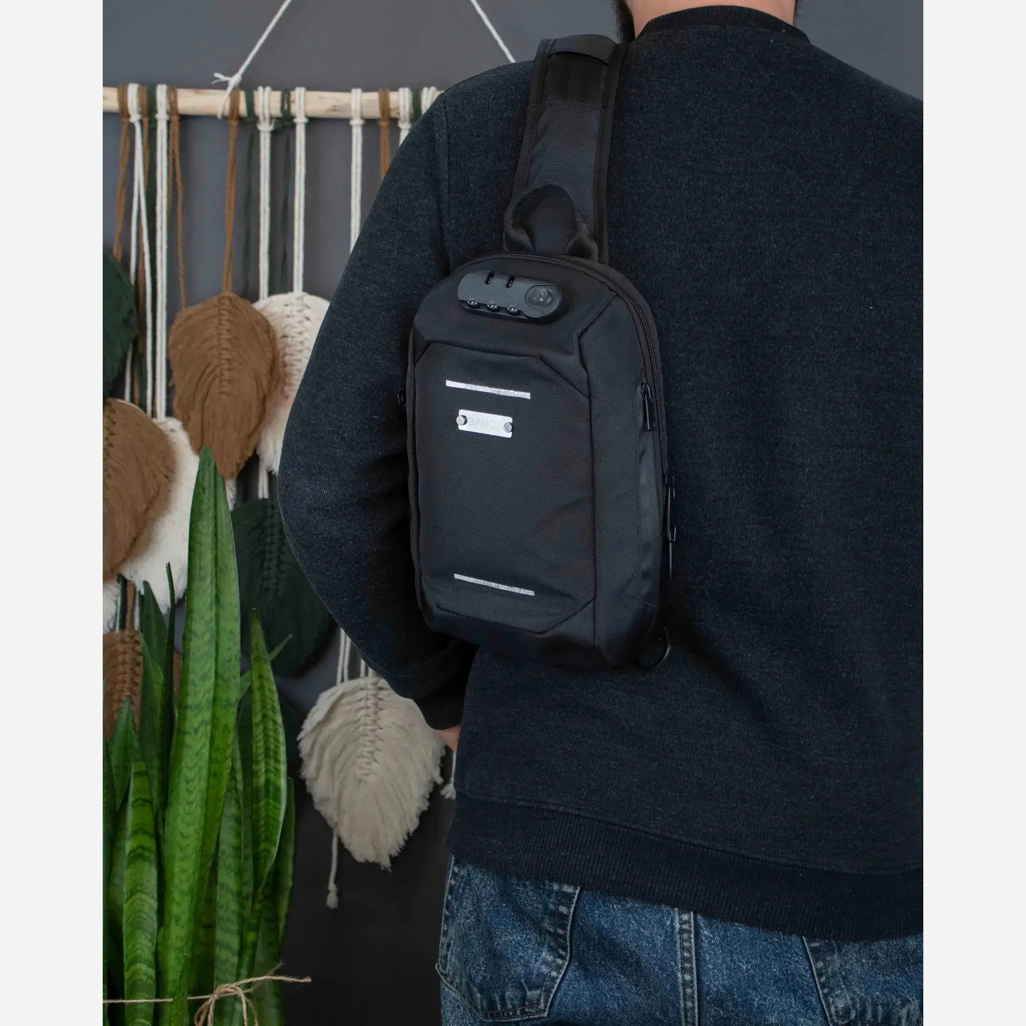 کیف مردانه چرم مصنوعی اسپرت روزمره کد 7116