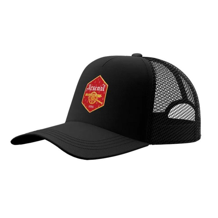 کلاه کپ پاد آفرین مدل فوتبالی آرسنال کد 254 طرح تیم ورزشی مناسب بانوان و آقایان