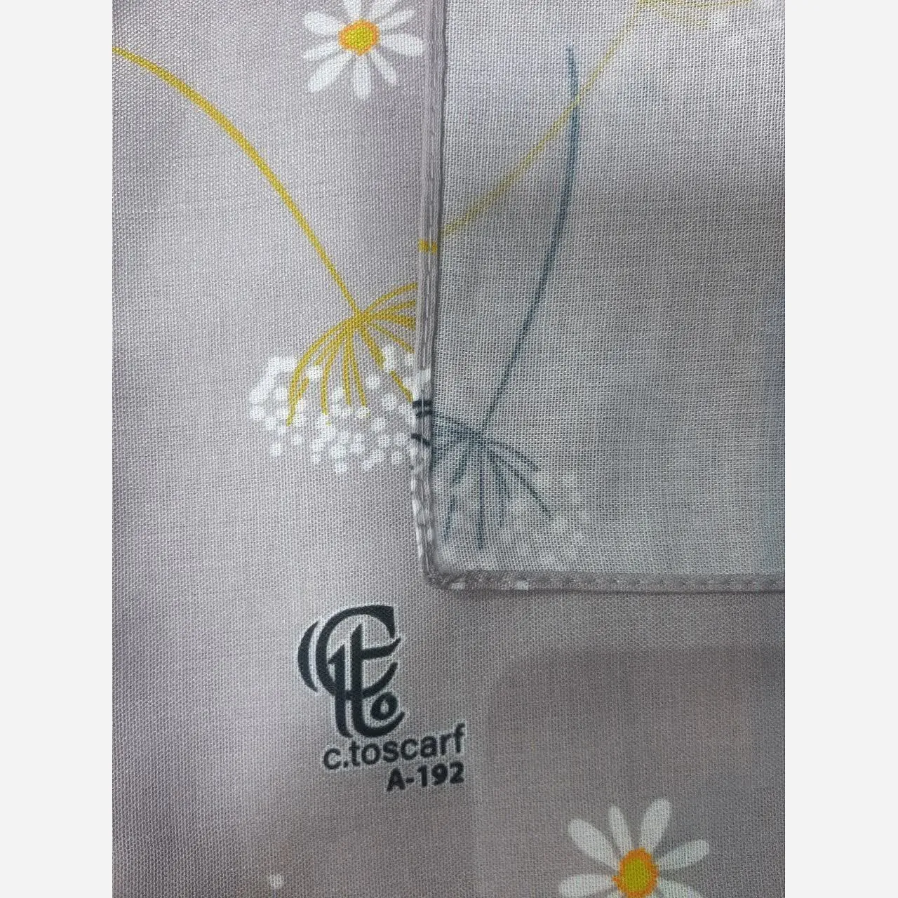 روسری نخی قاصدک طرح سهراب قایق 140 سانتی متر
