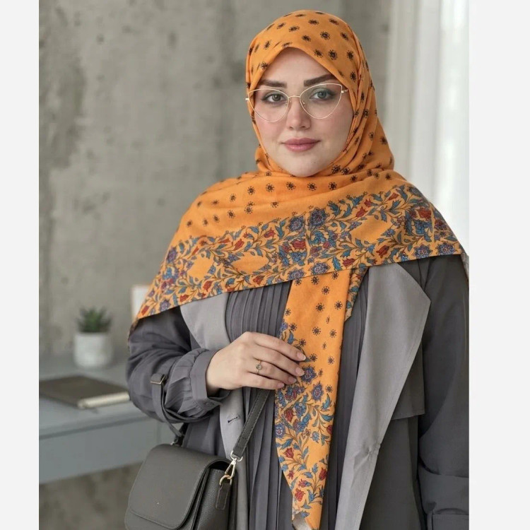 روسری نخ کاستوم طرح وصال سایز 140