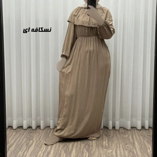پیراهن ساحلی نخی آستین بلند زنانه و دخترانه فری سایز مدل ملوانی