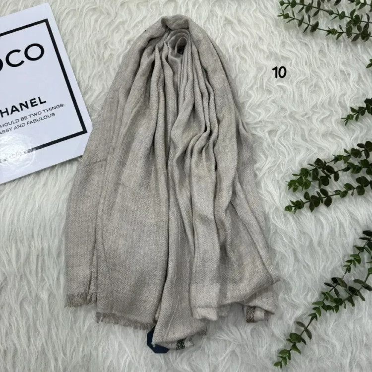 شال پاییزه نخی ضخیم وارداتی زنانه قواره بزرگ 200x85 بدون آبرفت و رنگ رفت