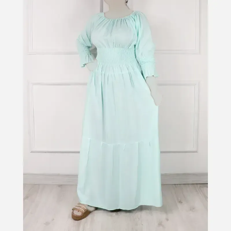 ساحلی خسته کش آستین بلند ململ نخی اورجینال فری سایز