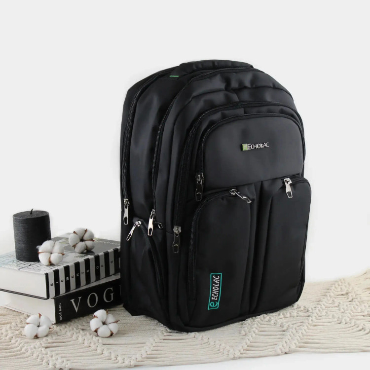کوله پشتی پارچه ای مناسب مدرسه و دانشگاه ابعاد 50 در 35 سانتیمتر
