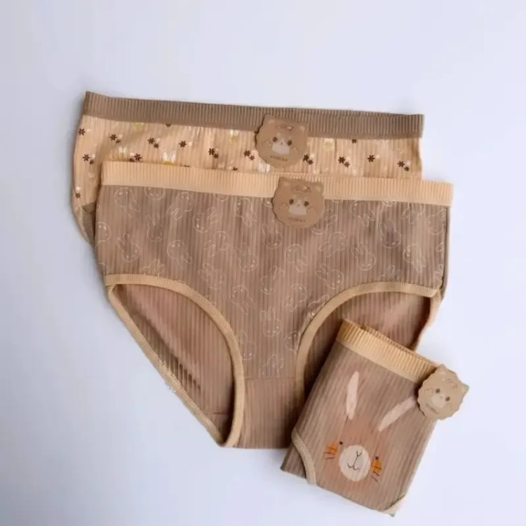 شورت عروسکی زنانه نخ پنبه لاروزا سایز XL پک 3 عددی