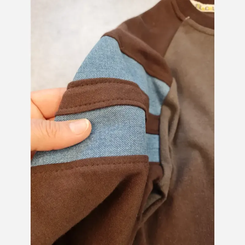 ست پاییزه بچگانه بلوز دورس و شلوار جین بگ سایز 50 تا 65