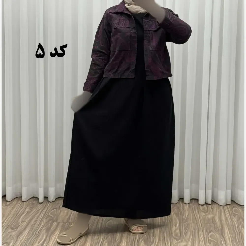 کت سارافون ترمه پاموق کد 1524 فری سایز مناسب تا سایز 46 جنس لینن چهارفصل شیک و راحت