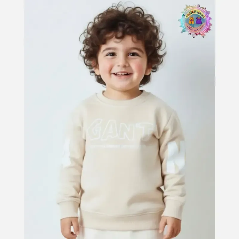 بلوز پاییزه بچگانه دورس اسپرت مدل GANT فینگردار سایز 1 تا 20 سال