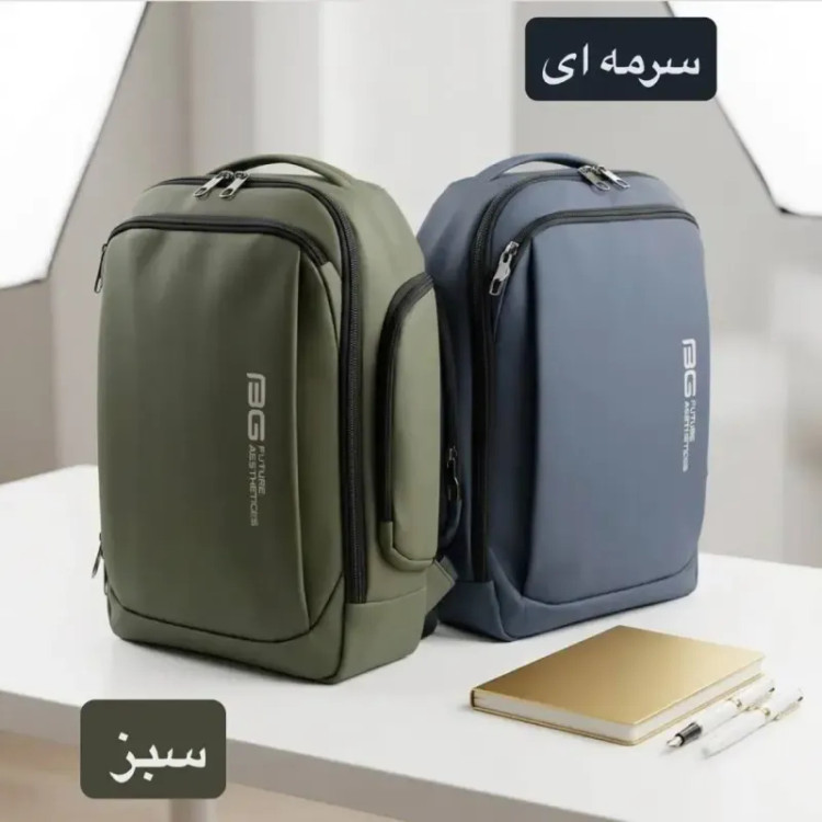 کوله پشتی روزمره و مدرسه مدل فول آپشن برزنتی آب گریز