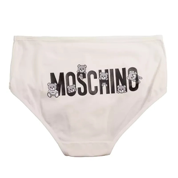 شورت اسلیپ زنانه نخی چاپی طرح خرس moschino برند بانو سایز XL
