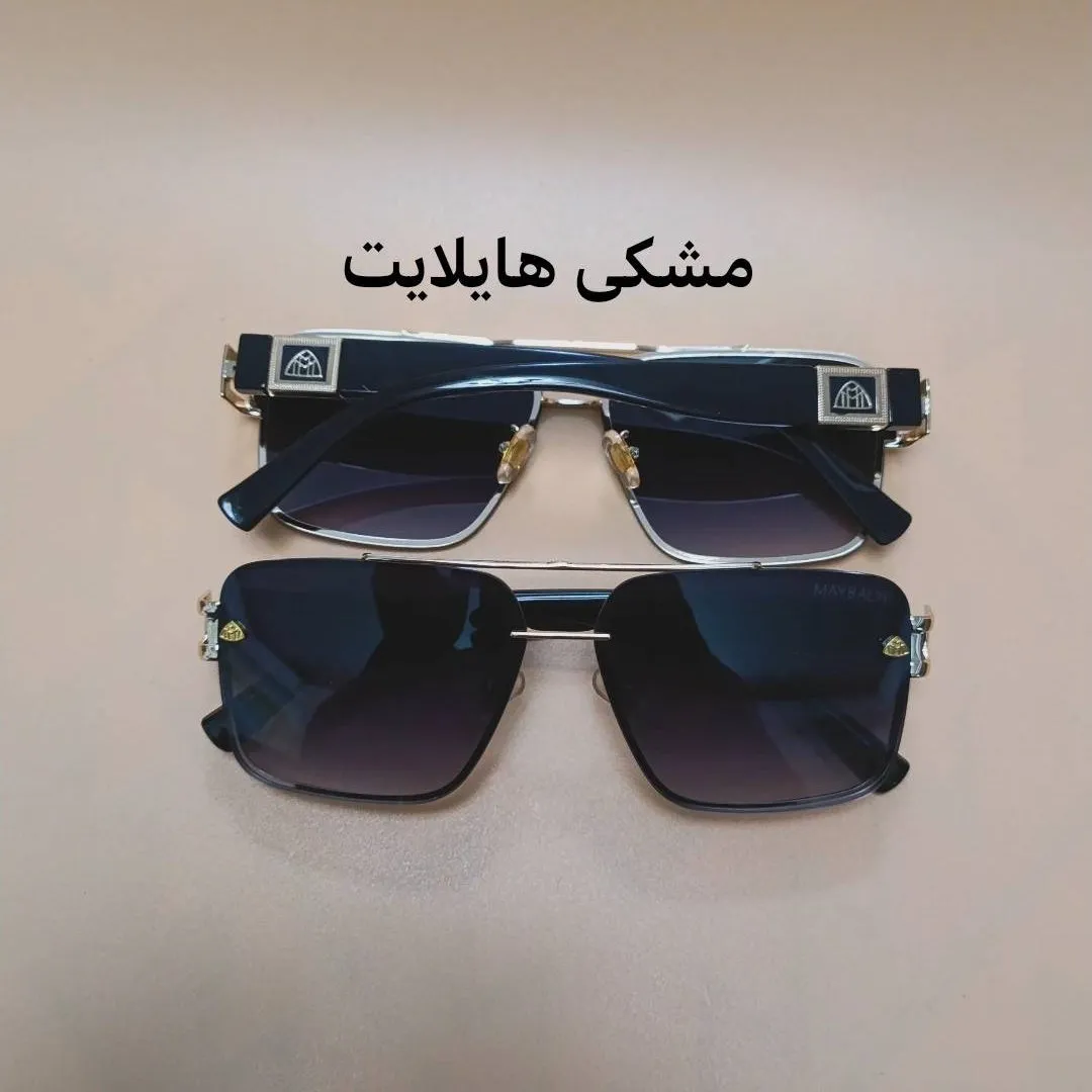 عینک مردانه میباخ آلمانی UV 400 لوکس ترکیب فلز و کائوچو مناسب صورت متوسط و بزرگ