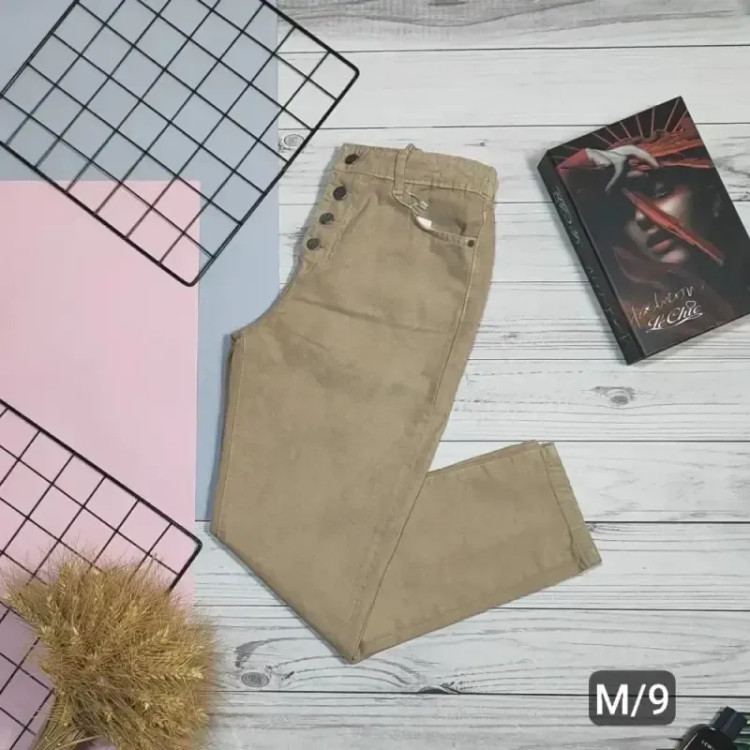 شلوار جین رنگی مام استایل ترک سایز 29 تا 31
